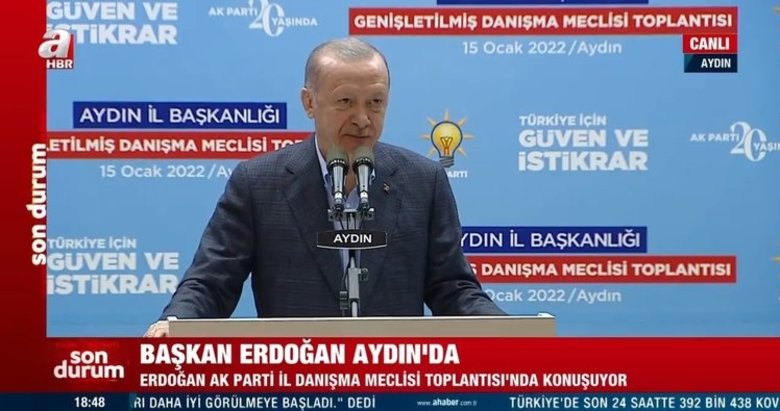 Başkan Erdoğan’dan Aydın’da önemli mesajlar