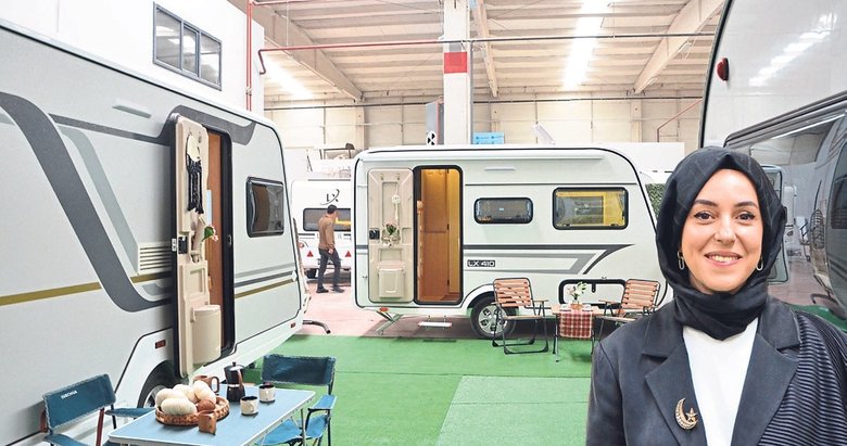 5 bin metrekarelik tesisten 5 ülkeye ihracat! Devlet desteği ile kurduğu fabrikada karavan üretiyor