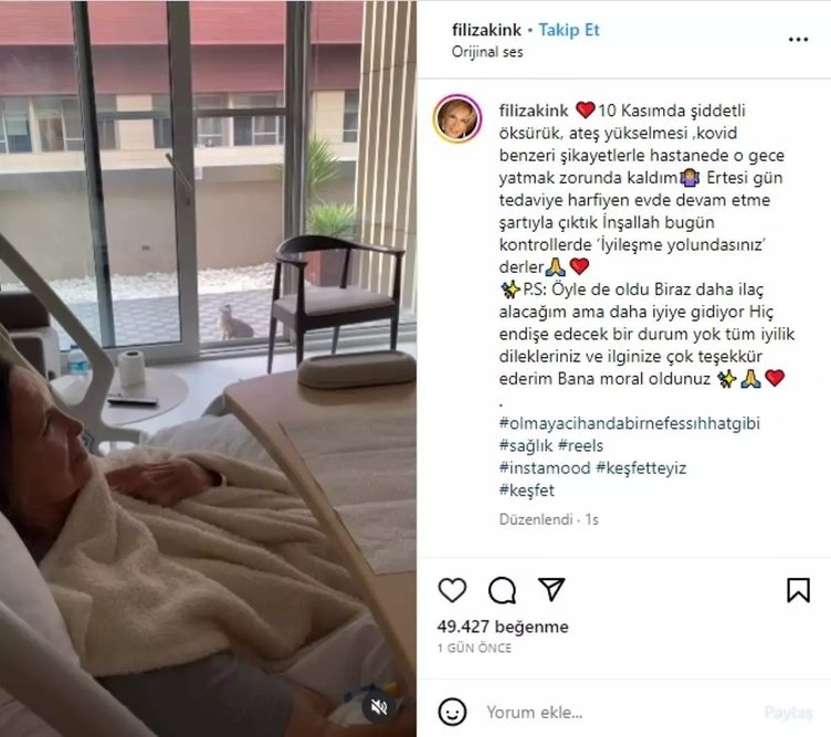 Yeşilçam’ın usta oyuncusu hastaneye kaldırılmıştı! İşte Filiz Akın’ın son sağlık durumu...