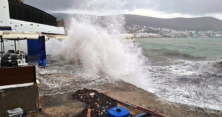 Bodrum-Kaş arasında fırtına uyarısı