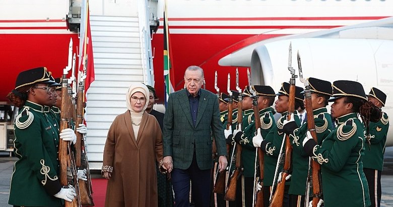 Başkan Erdoğan G20 için Güney Afrika’da