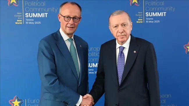 Başkan Erdoğan, Almanya Şansölyesi Friedrich Merz ile telefonda görüştü!