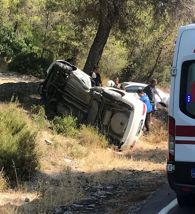 İzmir Urla’daki kazada baba öldü, iki kızı yaralandı