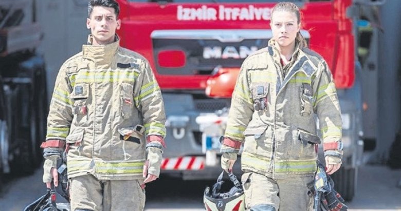 İzmir’in gözü kara genç itfaiyecileri