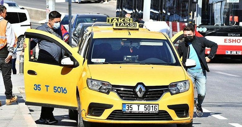 İzmir’de sivil zabıta ekibinden taksilere ’kısa mesafe’ denetimi