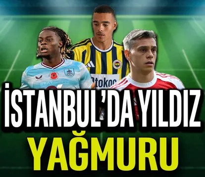 İstanbul’da yıldız yağmuru