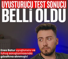 Enes Batur’un uyuşturucu testi belli oldu!