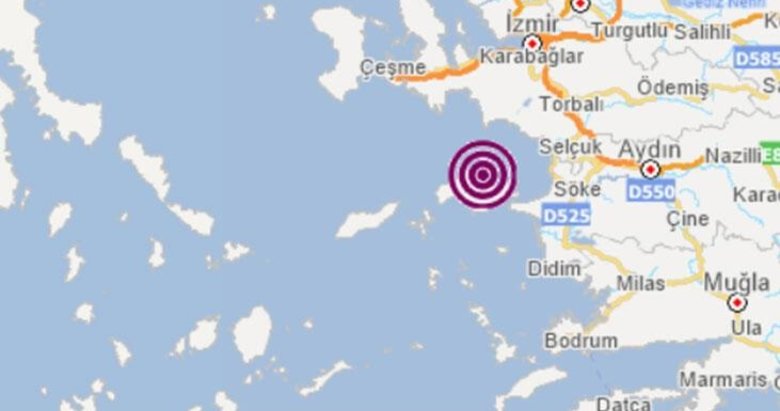 Ege Denizi’nde 3.5 büyüklüğünde deprem