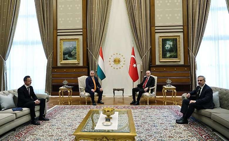 Başkan Erdoğan, Viktor Orban’ı Külliye’de kabul etti