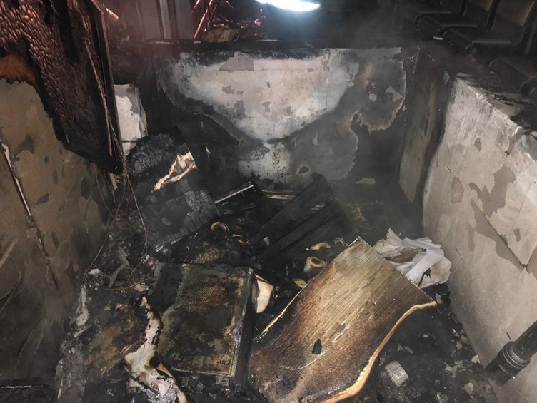 Muğla Milas’taki 75. Yıl Devlet Hastanesi’nde yangın