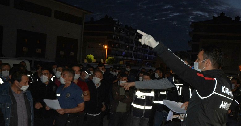 Çok sayıda polis katıldı! Kütahya’da ’şafak’ operasyonu