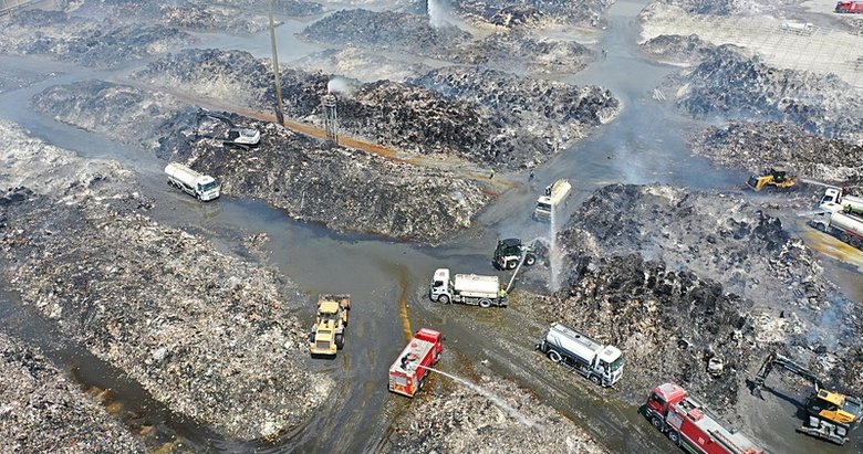 Fabrikadaki yangın 6 gün sonra söndürüldü