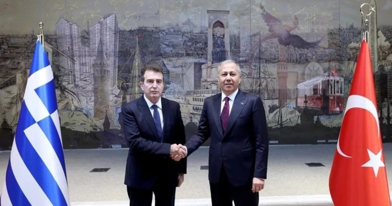 Bakan Yerlikaya, Yunanistan Vatandaşı Koruma Bakanı Chrisochoidis ile görüştü!