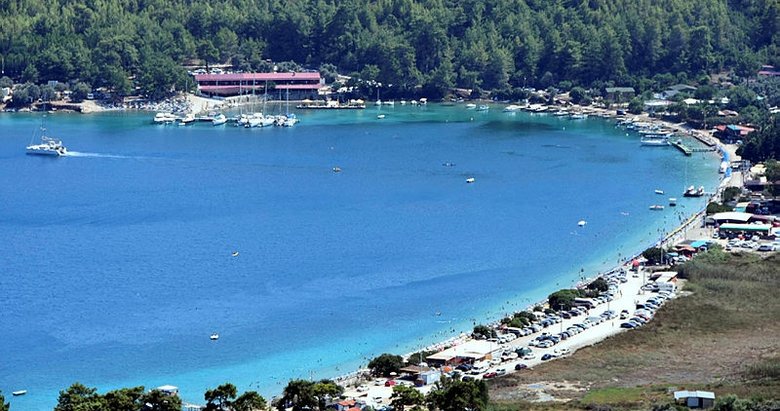 Dünyaca ünlü Akbük Koyu’nda taşıma suyla turizm