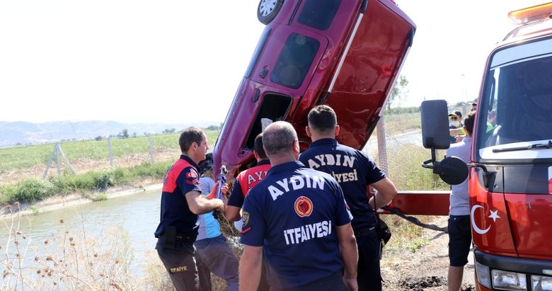 Aydın’da sulama kanalına düşen aracın sürücüsü genç kız, yaşamını yitirdi