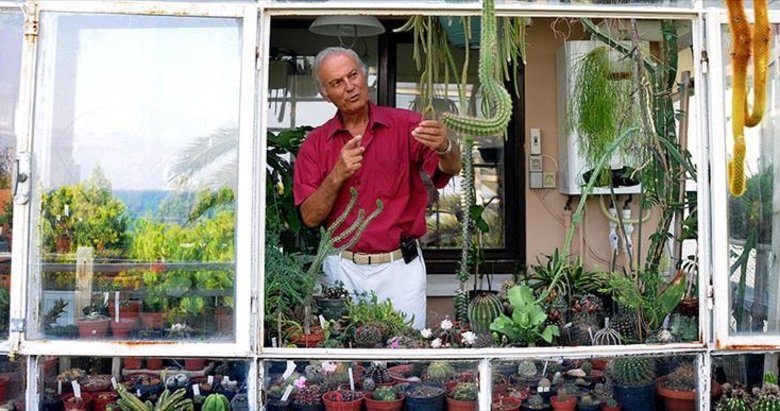 Kaktüsleriyle vedalaştı