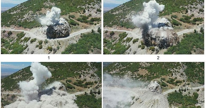 60 yıllık çile dinamitle son buldu! Böyle havaya uçuruldu