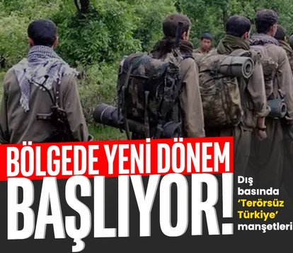Dış basında ’Terörsüz Türkiye manşetleri!
