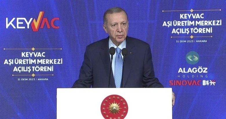 Başkan Erdoğan’dan KeyVac Aşı Üretim Merkezi Açılış Töreni’nde önemli açıklamalar