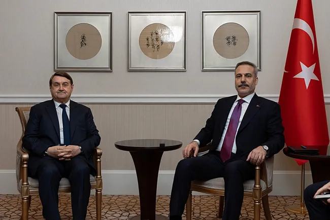 Dışişleri Bakanı Fidan, Putin’in danışmanlarını kabul etti