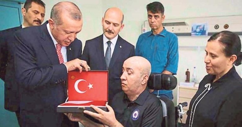 Başkan Erdoğan’a 15 Temmuz gazisi Başdanışman