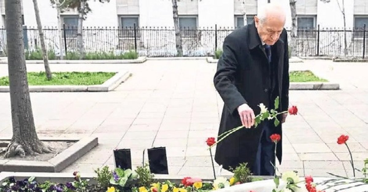 Bahçeli’den Muhsin Yazıcıoğlu’nun kabrine ziyaret