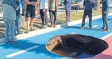 Şehrin göbeğinde korkutan manzara