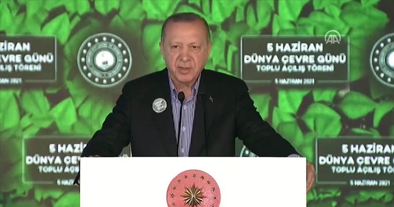 Son dakika: Başkan Erdoğan’dan 5 Haziran Dünya Çevre Günü Toplu Açılış Töreni’nde önemli mesajlar