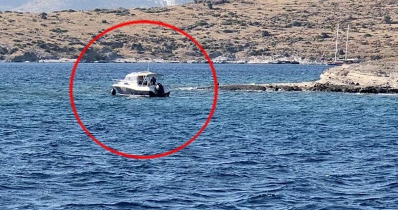 Akvaryum Koyu’nda kayalıklara oturan teknedeki 7 kişi kurtarıldı