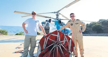 Yangın gönüllüsü Hasan pilot oldu