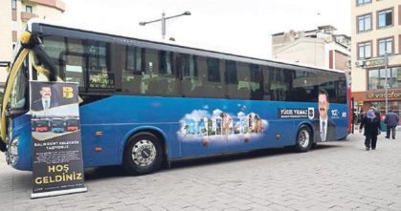 Balıkesir Büyükşehir’den 58 yeni otobüs