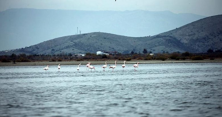 Yağmurlar, kuraklığın etkilediği Bafa Gölü’ne yaradı