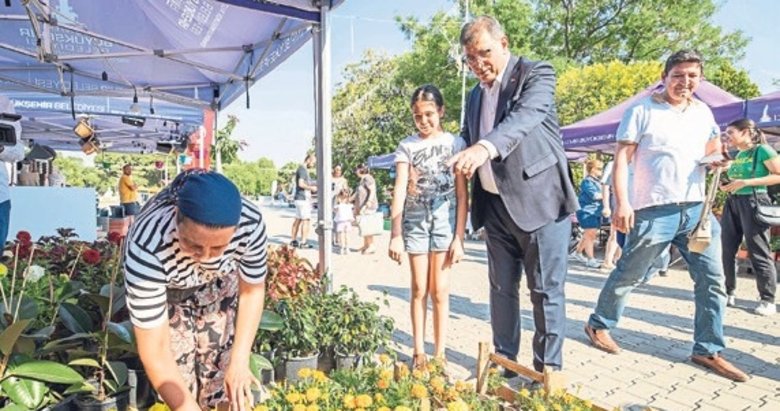 Kültürpark çiçeklendi