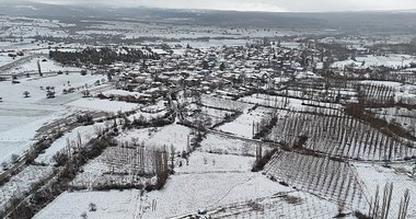 Uşak’ın yüksek kesimleri beyaza büründü