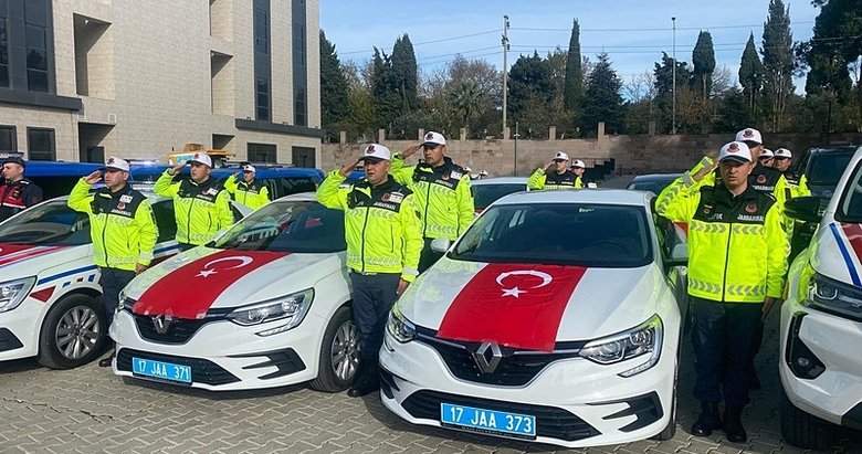 Çanakkale’de kolluk birimlerine 95 yeni araç