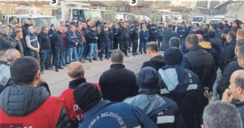 Karşıyaka Belediyesi’nde maaş krizi iş bıraktırdı