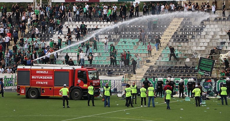 Denizlispor yangın yeri