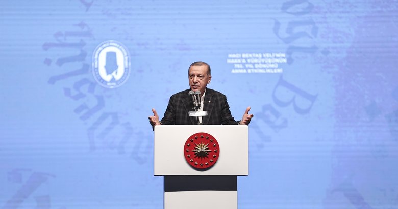 Erdoğan Hacı Bektaş Veli’yi anma programında