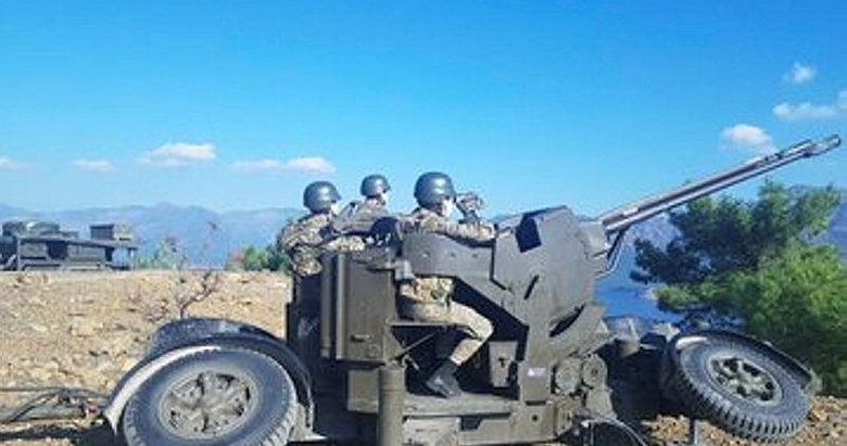 İzmir’deki 57’nci tugayda hava savunma eğitimleri düzenlendi