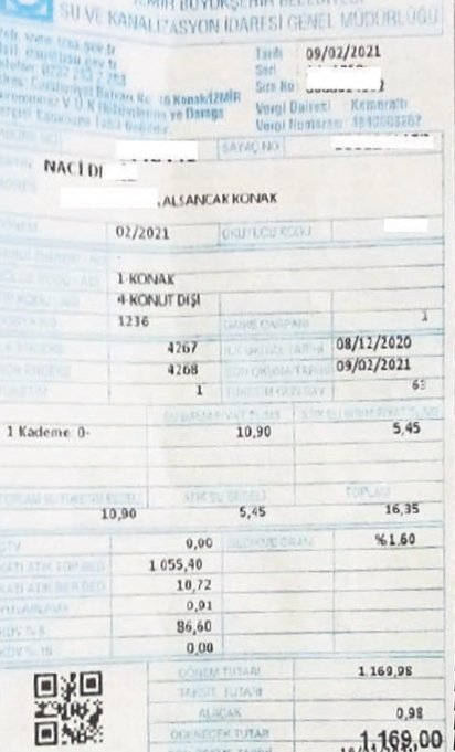 İZSU’dan maaş bordrosu gibi fatura