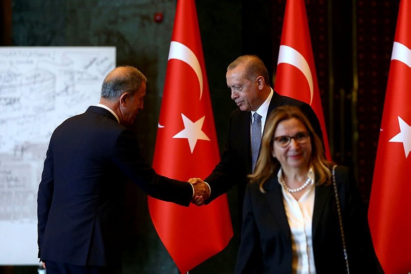 Başkan Erdoğan, Cumhurbaşkanlığı Külliyesi’nde kutlamaları kabul etti