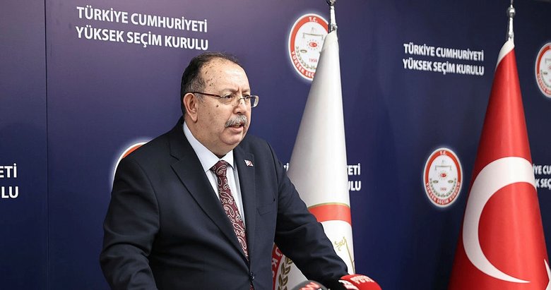 YSK Başkanı açıkladı: İşte adaylar...