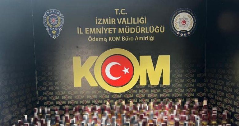 İzmir’de KOM ekiplerinden kaçak alkol operasyonu!