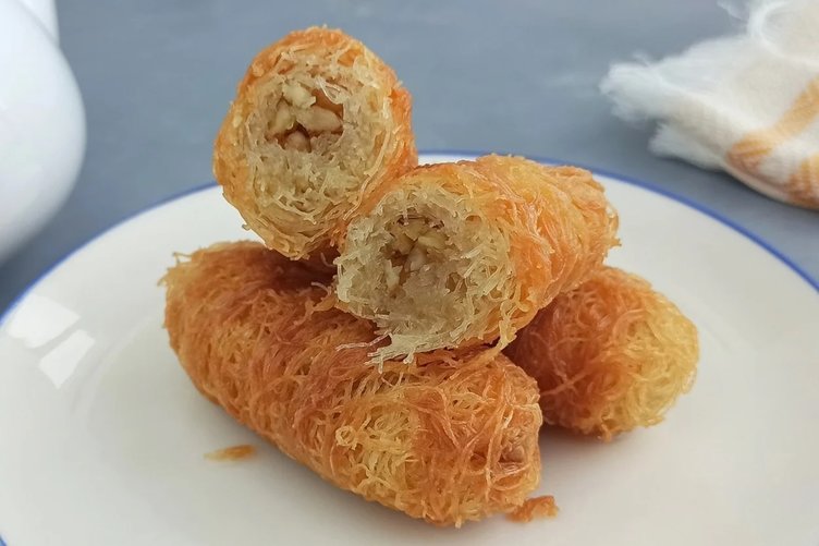 Kadayıf dolması nasıl yapılır? İşte pratik kadayıf dolması tarifi...