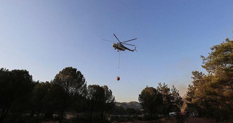 Marmaris ile Köyceğiz’de kabus sürüyor! Havadan müdahale yeniden başladı