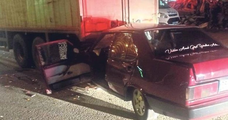 Satacağı otomobil ile yaptığı kazada öldü