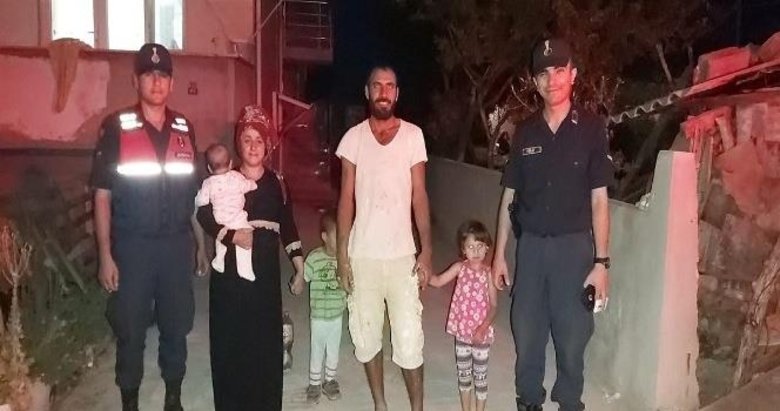 Kayıp çocukları jandarma ekipleri buldu