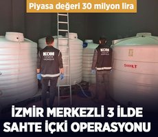 İzmir merkezli 3 ilde sahte içki operasyonu: 9 gözaltı