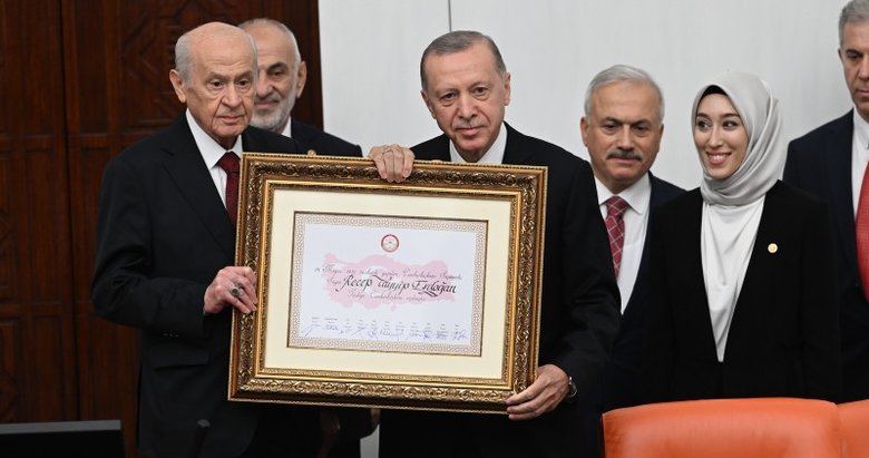 Başkan Erdoğan yemin etti, Türkiye Yüzyılı başladı