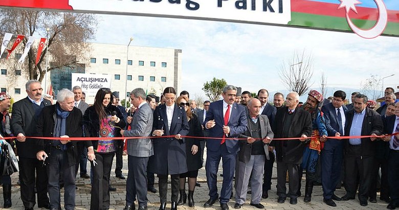 Nazilli’de Hocalı Katliamı Anıtı ve Karabağ Parkı açıldı